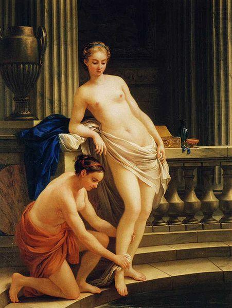 Joseph Marie Vien Greek Woman at the Bath china oil painting image